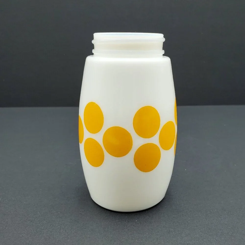 Gemco Westinghouse Yellow Dots Sugar Dispenser Yellow Polka Dot Sugar Container - Picture 6 of 10